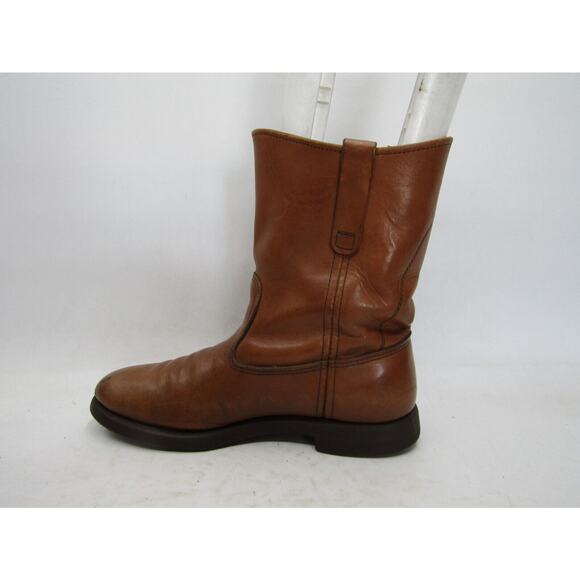 Red Wing Mens Size 7 D Brown Leather Work Cowboy Western Boots main image 6